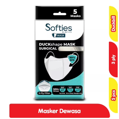 Promo Softies Masker Medis Duckshape 3 Ply 5 s Alfamart