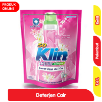 Promo Harga So Klin Liquid Detergent + Softergent Pink 1600 ml - Alfamart