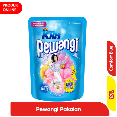 Promo So Klin Pewangi Pakaian Comfort Blue Refill 1.7 L Alfamart