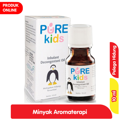 Promo Pure Kids Minyak Aromaterapi Pelega Hidung Tersumbat 10 ml Alfamart