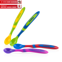 Nuby Long Handle Weaning Spoons 4 pcs