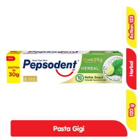 Promo Harga Pepsodent Pasta Gigi Action 123 Herbal 120 gr - Alfamart