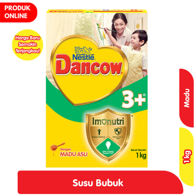 Promo Nestle Dancow 3+ Imunutri Susu Bubuk Pertumbuhan Anak 3-5 tahun Madu 1kg Alfamart