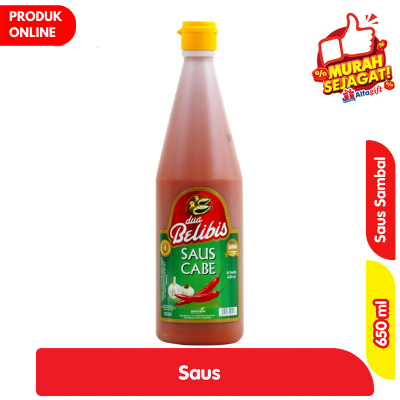 Promo Dua Belibis Saus Cabai Botol 650 g Alfamart
