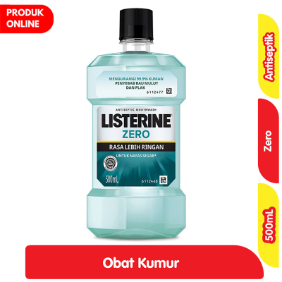 Promo Listerine Obat Kumur Antiseptik Zero 500 ml Alfamart