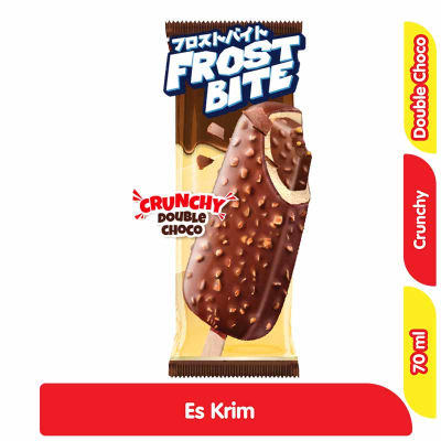 Promo Glico Wings Frostbite Es Krim Cokelat Double Crunchy Stik 70 ml Alfamart