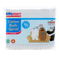 Alfamart Cotton Buds Spiral We Bare Bears 100 pcs