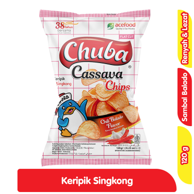 Promo Chuba Keripik Singkong Sambal Balado 120 g Alfamart