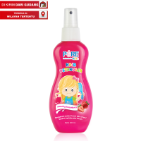 Pure Kids Hair Detangler Spray Rambut Anak Strawberry 200 ml