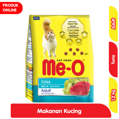 Promo Me-O Makanan Kucing Kering Adult Rasa Tuna 1.2 kg Alfamart