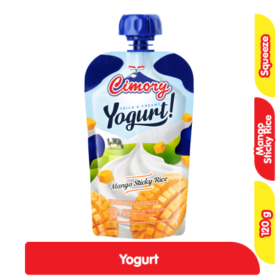 Promo Cimory Yogurt Squeeze Ketan Mangga 120 g Alfamart
