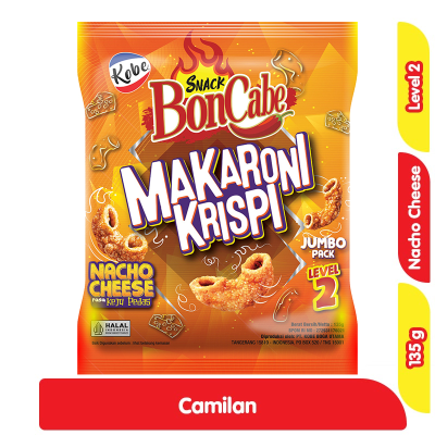 Promo Kobe BonCabe Makaroni Krispi Keju Nacho 135 g Alfamart