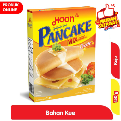 Promo Haan Pancake Mix Tepung Kue Keju 150 g Alfamart