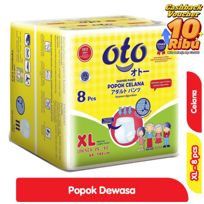 Promo Oto Popok Celana Dewasa Unisex XL 8 pcs Alfamart