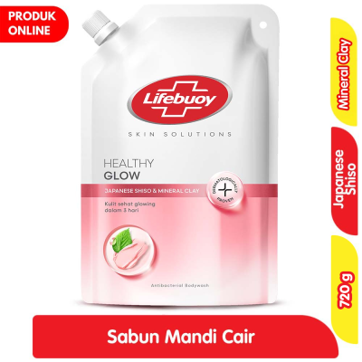 Promo Lifebuoy Skin Solutions Sabun Mandi Cair Japanese Shiso & Mineral Clay 720 g Alfamart