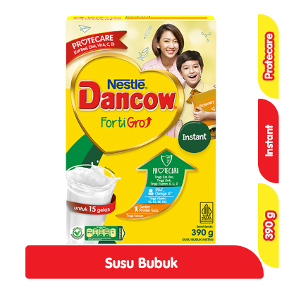 Promo Nestle Dancow FortiGro Instant Susu Bubuk Pertumbuhan Anak 390 g Alfamart
