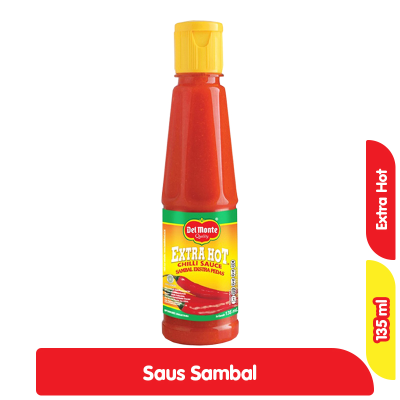 Promo Del Monte Saus Sambal Ekstra Pedas Botol 135 ml Alfamart
