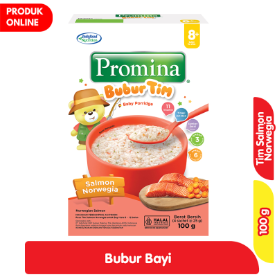 Promo Promina Bubur Bayi Rasa Tim Salmon Norwegia 100 g Alfamart