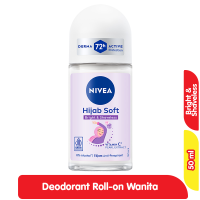 Promo Harga Nivea Deo Roll On Bright Hijab Soft 50 ml - Alfamart