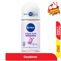 Promo Harga Nivea Deo Roll On Bright Hijab Soft 50 ml - Alfamart