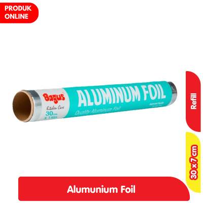 Bagus Aluminium Foil Pembungkus Makanan Refill 30 x 7 cm