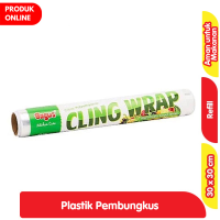 Bagus Cling Plastik Wrap Pembungkus Serbaguna Refill 30x30cm