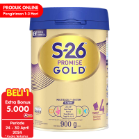 S26 Promise Gold Susu Pertumbuhan Vanilla 900 gr