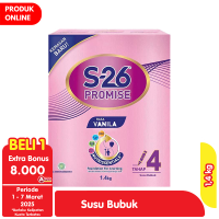 Promo Harga S26 Promise Susu Pertumbuhan Vanilla 1400 gr - Alfamart