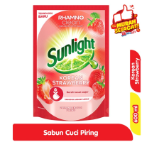 Promo Harga Sunlight Pencuci Piring Korean Strawberry 560 ml - Alfamart