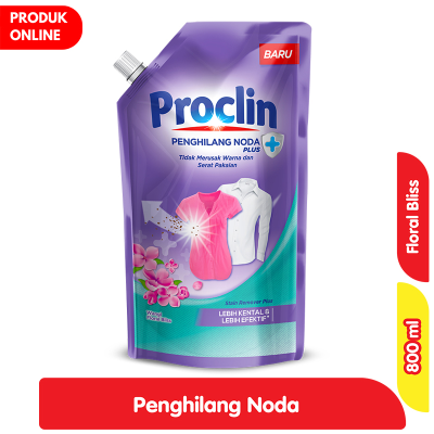 Promo Proclin Penghilang Noda Pakaian Refill 800 ml Alfamart