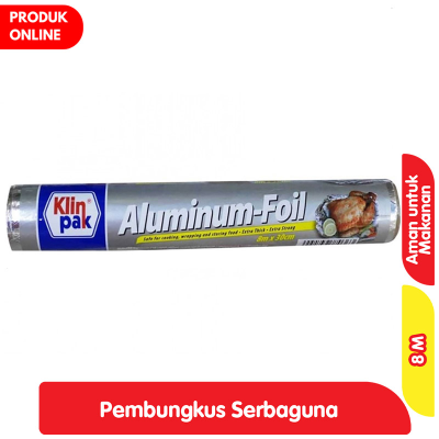 Promo Klin Pak Aluminium Foil Pembungkus Serbaguna Refill 8 m x 30 cm Alfamart
