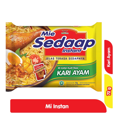 Promo Sedaap Mi Kuah Kari Ayam 72 g Alfamart