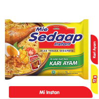 Promo Harga Sedaap Mie Kuah Kari Ayam 72 gr - Alfamart