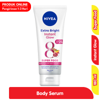 Promo Harga Nivea Body Serum Extra White Instant Glow SPF 33 180 ml - Alfamart