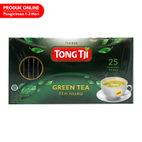 Promo Harga Tong Tji Teh Celup Green Tea Dengan Amplop per 25 pcs 2 gr - Alfamart