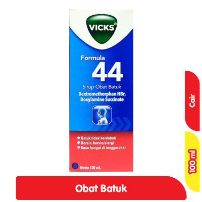 Promo Vicks Formula 44 Obat Batuk Cair 100 ml Alfamart