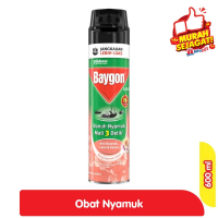 Promo Harga Baygon Insektisida Spray Japanese Peach 600 ml - Alfamart