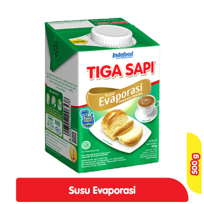 Tiga Sapi Susu Evaporasi 500 g