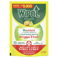 Promo Harga Wipol Bioshield Citrus Fresh 450 ml - Alfamart