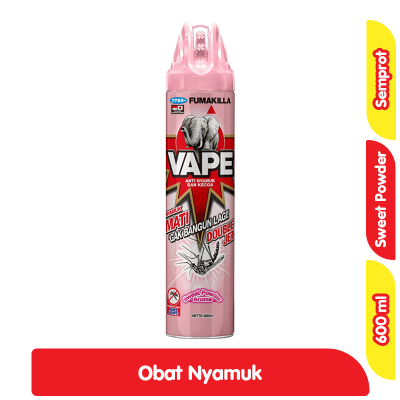 Promo Fumakilla Vape Obat Nyamuk Aerosol Sweet Powder Aroma 600 ml Alfamart