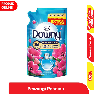 Promo Downy Pelembut & Pewangi Pakaian Sunrise Fresh 1.35 L Alfamart