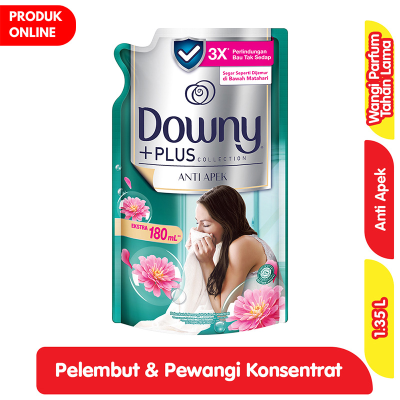 Downy Pelembut & Pewangi Pakaian Anti Apek 1.35 L