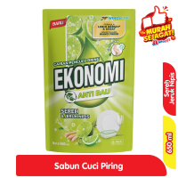 Promo Harga Ekonomi Pencuci Piring Power Liquid Sereh & Jeruk Nipis 650 ml - Alfamart