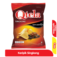 Promo Harga Qtela Keripik Singkong Ayam Lada Hitam 100 gr - Alfamart