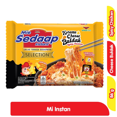 Promo Sedaap Mi Instan Korean Keju Buldak 86 g Alfamart