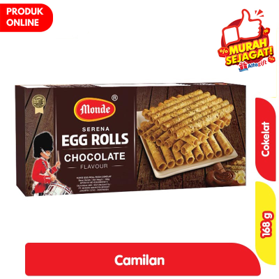 Promo Monde Serena Egg Rolls Cokelat 168 g Alfamart