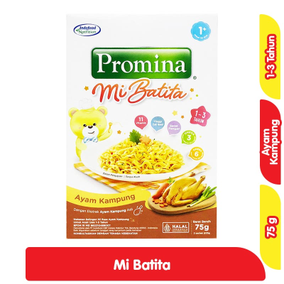 Promo Promina Mi Batita Ayam Kampung Box 75 g Alfamart