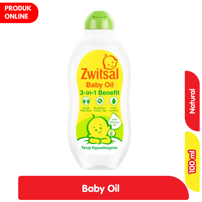 Promo Zwitsal Natural Baby Oil 100 ml Alfamart