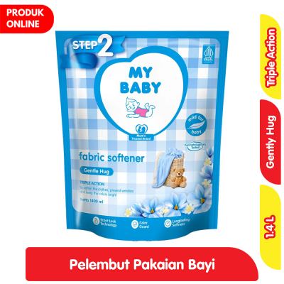 Promo My Baby Pelembut & Pewangi Pakaian Gentle Hug Refill 1.4 L Alfamart