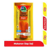 Promo Harga So Nice Sosis Siap Makan Premium Keju 60 gr - Alfamart